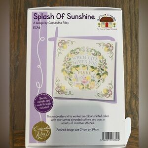 Splash of Sunshine Embroidery Kit